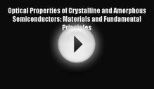 Download Optical Properties of Crystalline and Amorphous